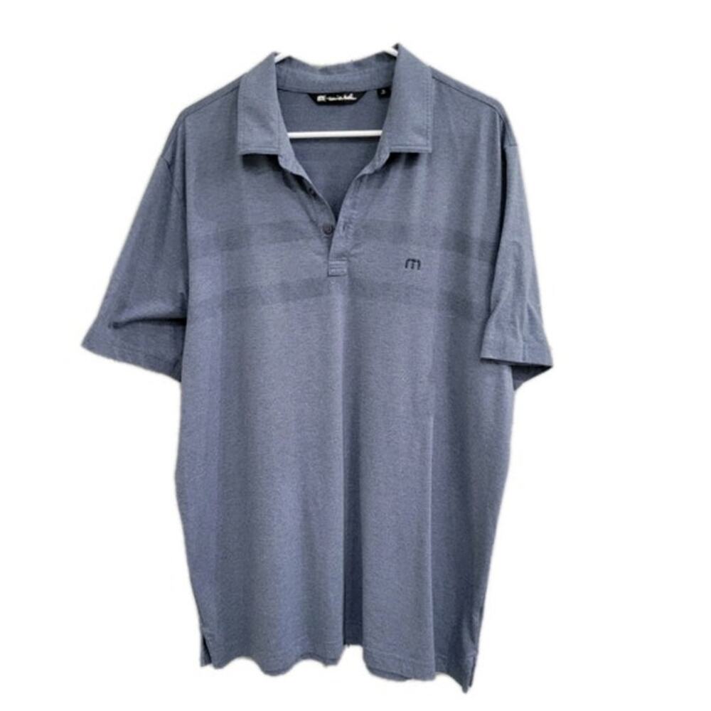 Travis Mathews Golf Polo Shirt Mens XL Collared Short Sleeve‎ Logo